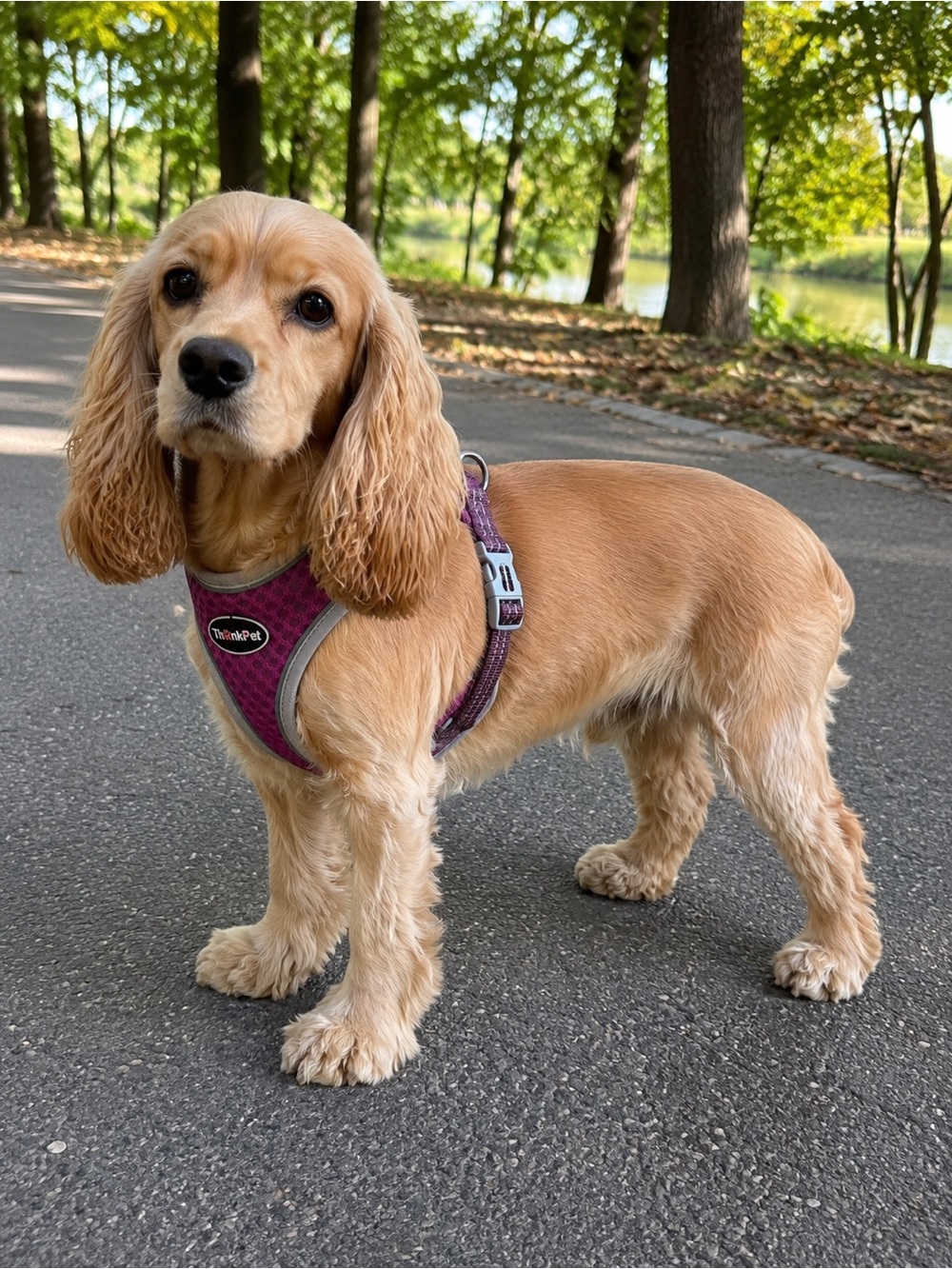 ThinkPet Purple Dog Harness
